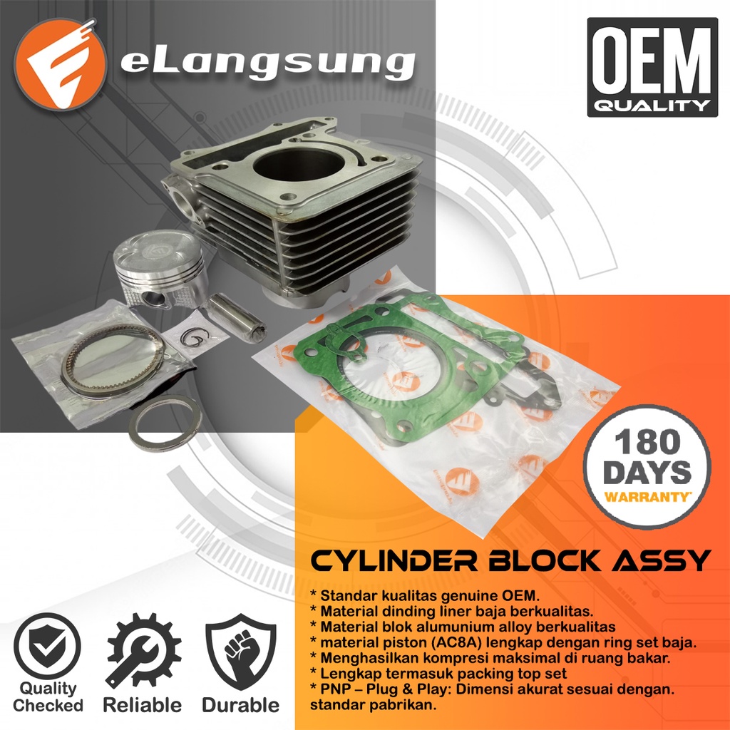 Blok Piston Set Satria Fu 150 Karbu Bergaransi 180 Hari - eLangsung Harga 594,250 rupiah*Gratis Ongkir