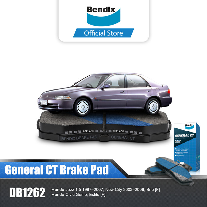 Bendix Kampas Rem Depan Mobil Honda Civic Estillo - DB1262GCT Harga 414,800 Ringgit*Penghantaran Percuma