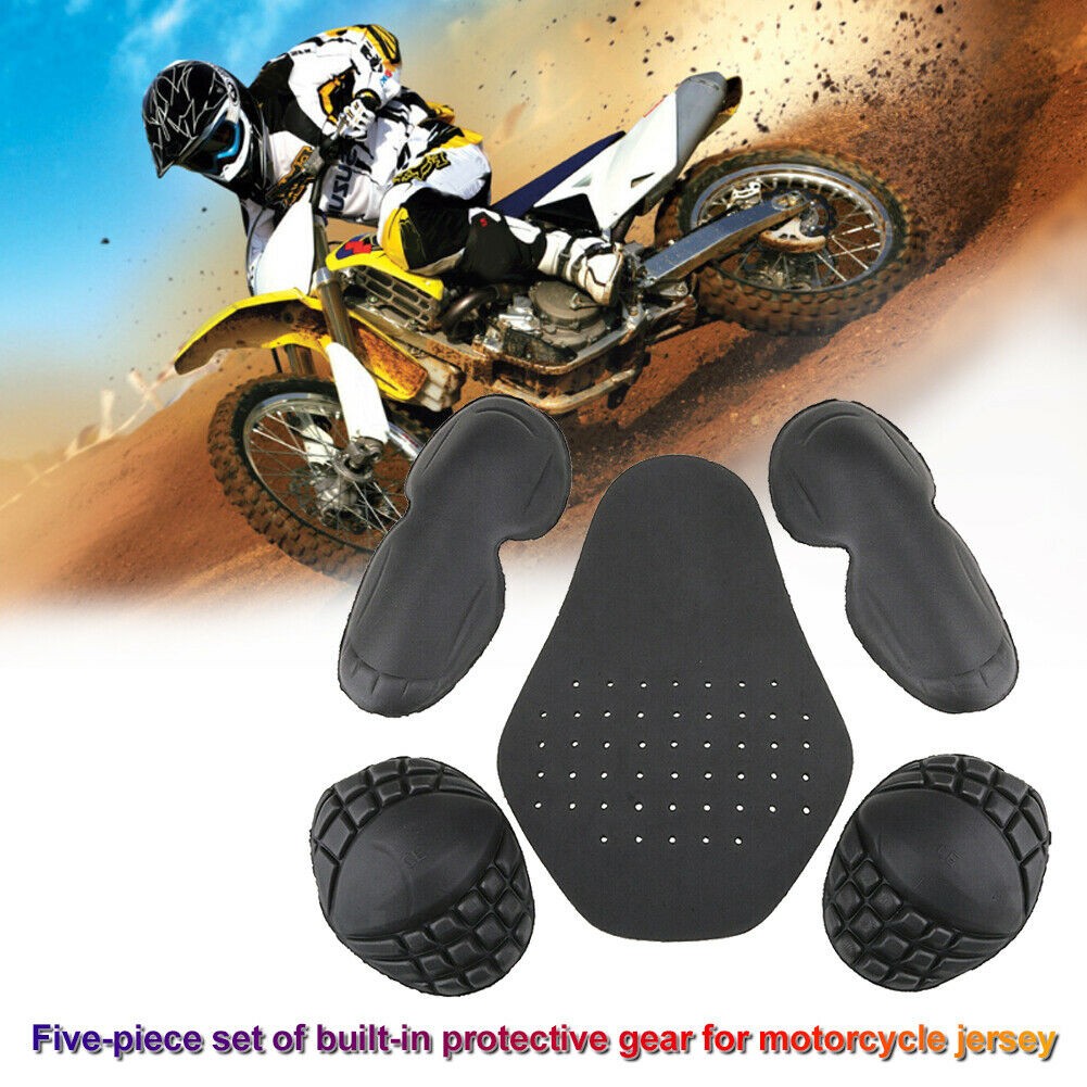 ARTE Motorcycle Parts Protector Motorcycle 5Pcs Back Protector Elbow
