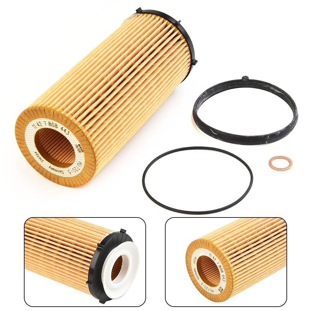 【Eelhoe】 hữu ích Bộ lọc dầu nhớt Phụ tùng xe hơi 11427808443 1pcs 3 5 7-Series E90 E92 e93 E91 [phát hành sản phẩm mới] [hàng tồn kho Lớn]