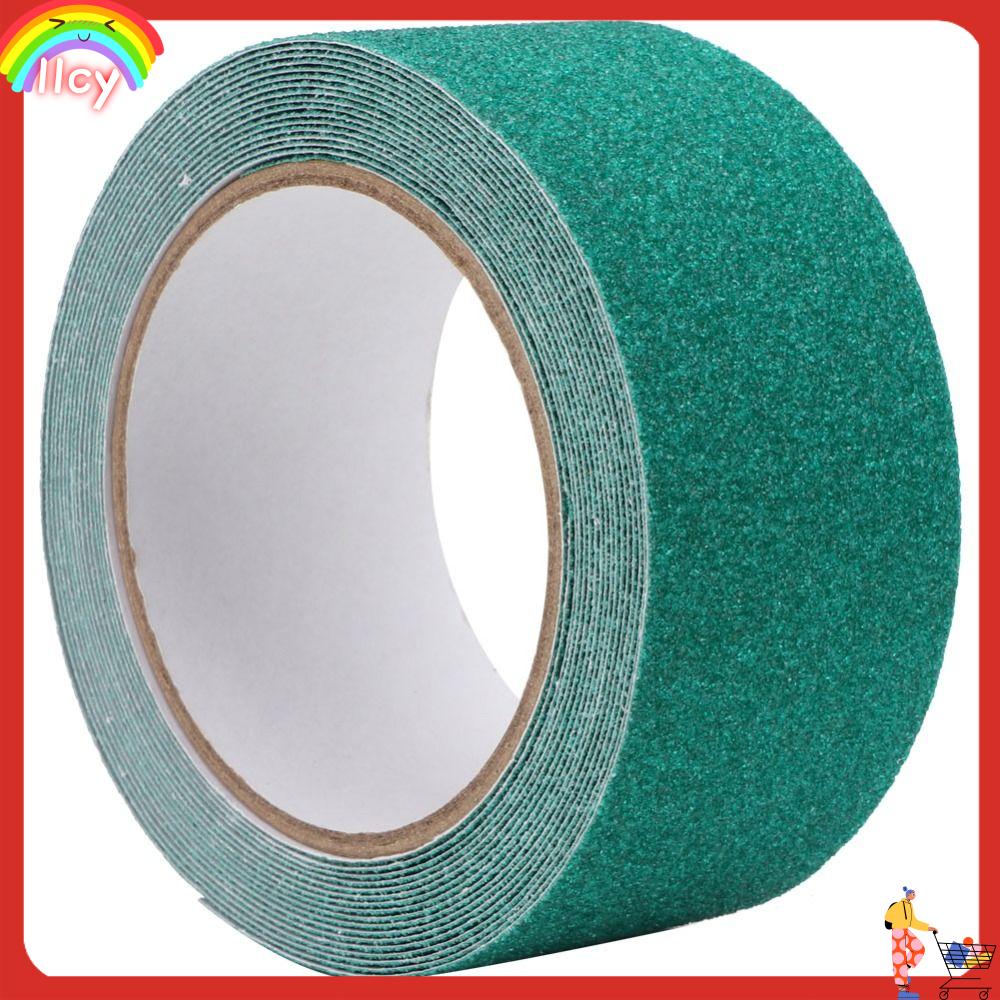LLCY 2" x 16.4Ft Băng dính chống trượt PVC Xanh lam/Xanh lục Băng an toàn An toàn Băng dính Cầu thang sàn
