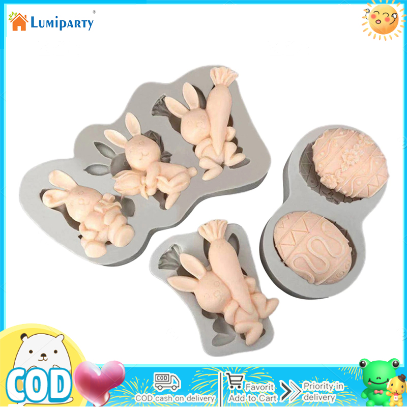 3d Novel Shapes Easter Series Silicone Mold Multipurpose Diy Chocolate Cookies Baking Tray Pastry Fondant Cake Decoration Tools ราคา 28 บาท*ส่งฟรี
