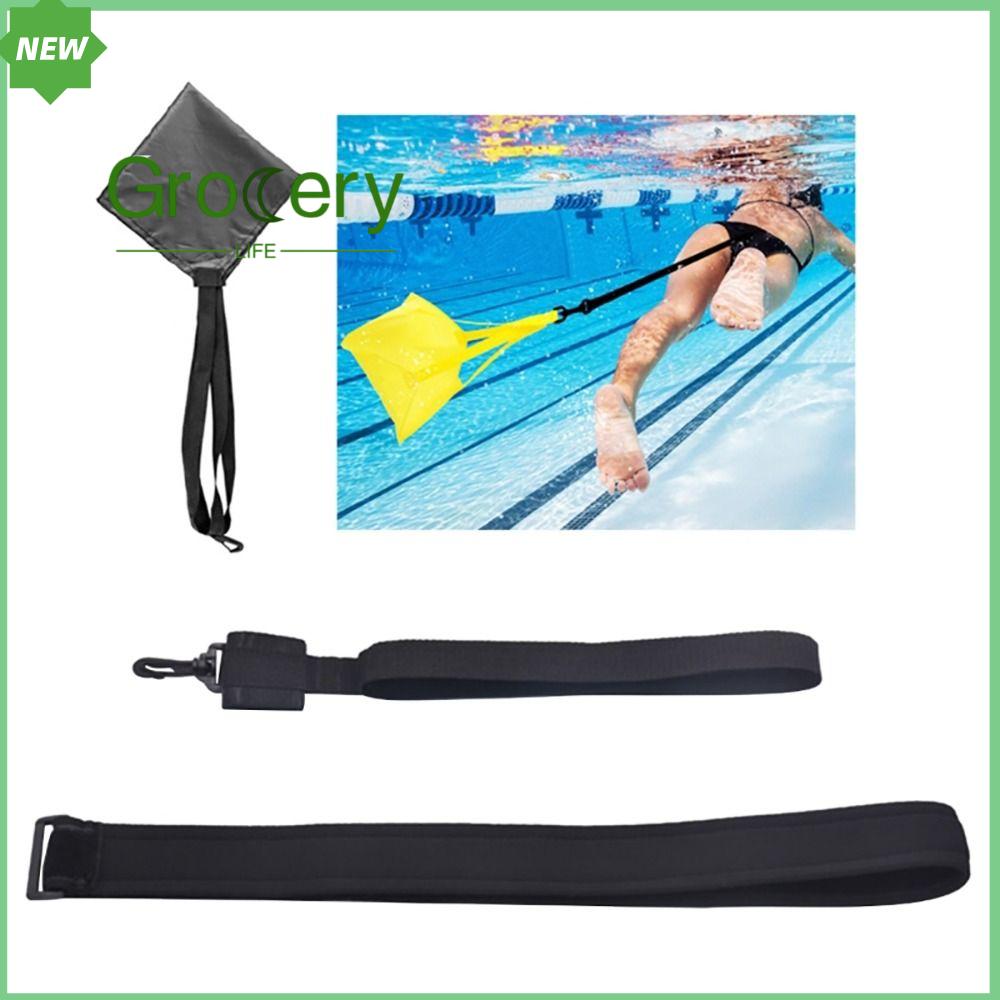 GROCERY LIFE Tập thể dục  bơi Thể thao Đai Kháng lực Dù bơi Phụ kiện Bền Dù chống bơi