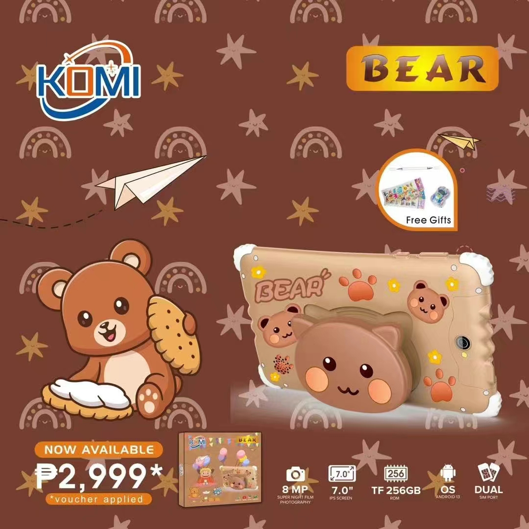 Komi bear Tablet For Kids  8...