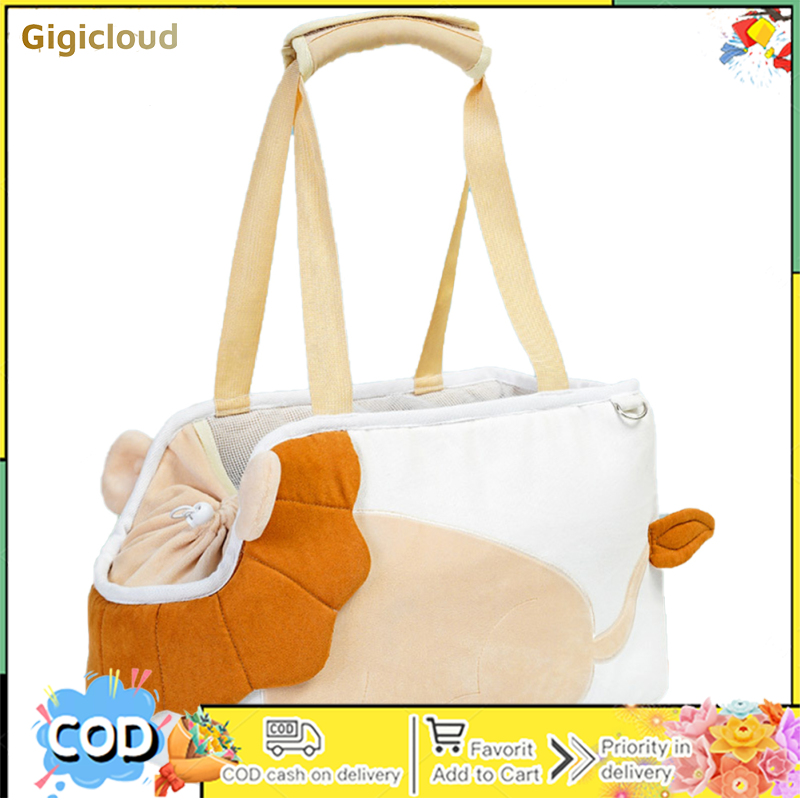Gigicloud Portable Cat Puppy Carrier Bags Lion Shaped Soft Pet Carriers