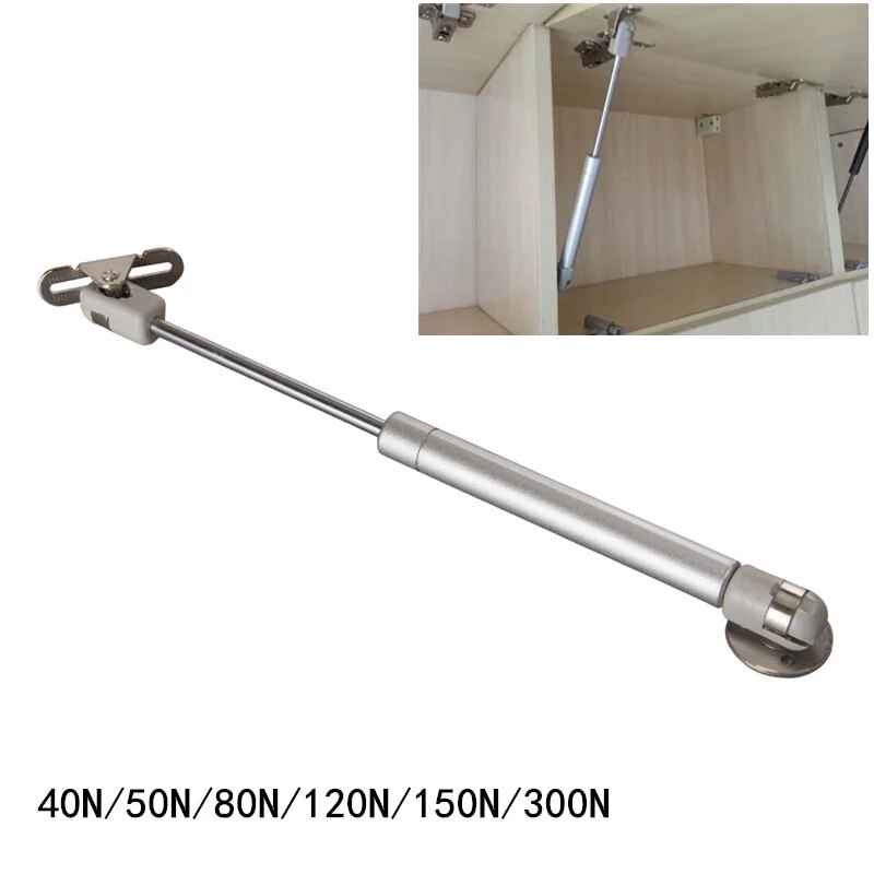 1pcs đồ nội thất thủy lực gậy hỗ trợ mùa xuân đệm khí hỗ trợ cho cửa tủ thủy lực ẩn Tủ bản lề 40/80N/100N/120N