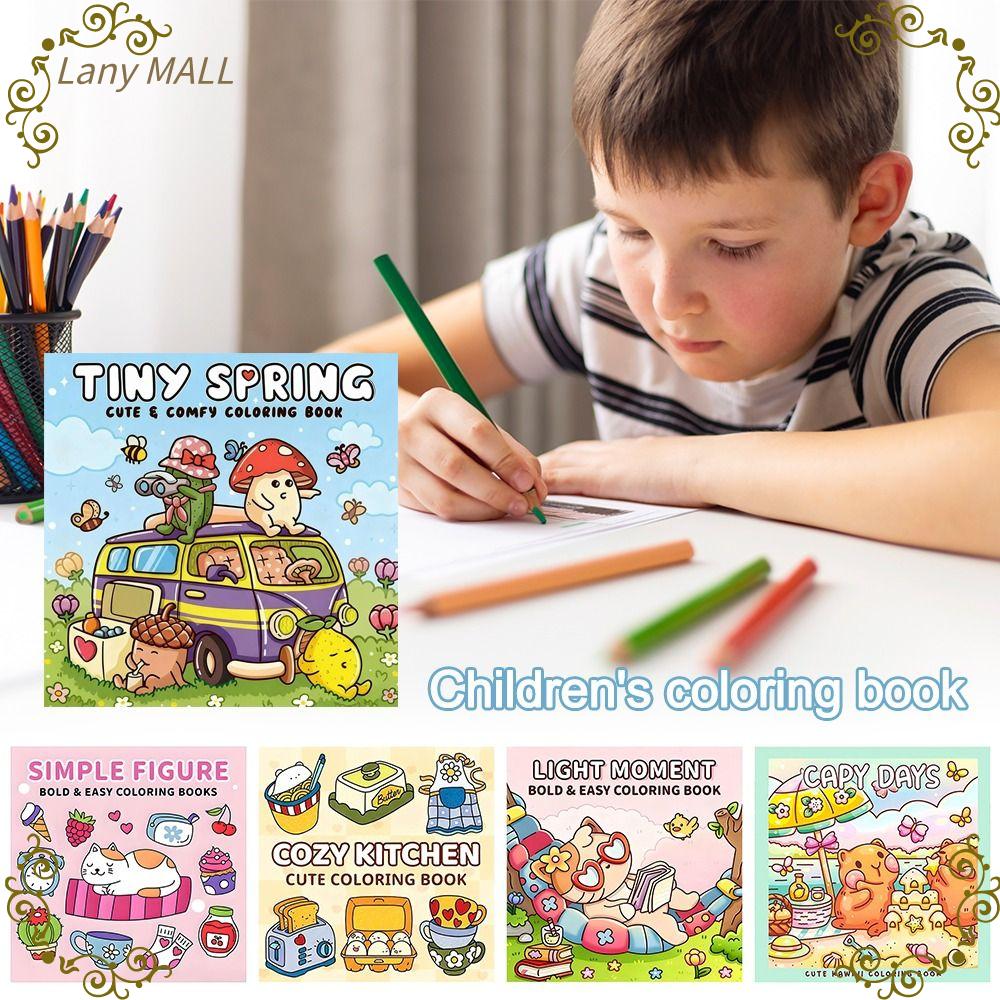 LANY MALL Giáo dục Sách tô màu Giảm căng thẳng Phim hoạt hình Sách vẽ nguệch ngoạc Hài hước Quà tặng tranh vẽ Sách vẽ graffiti dành cho người lớn và thanh thiếu niên
