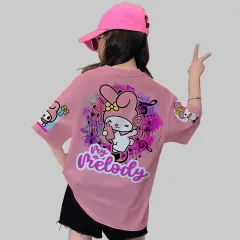 SHIBAKIDS C25  Kaos Anak Prempuan karakter my melody  Usia 3 tahun s/d 14 tahun baju anak cewe