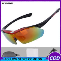1 Pair Fashion Cycling Glasses Anti-uv 400 Mountain Bike Outdoor Sports Sunglasses For Women Men
