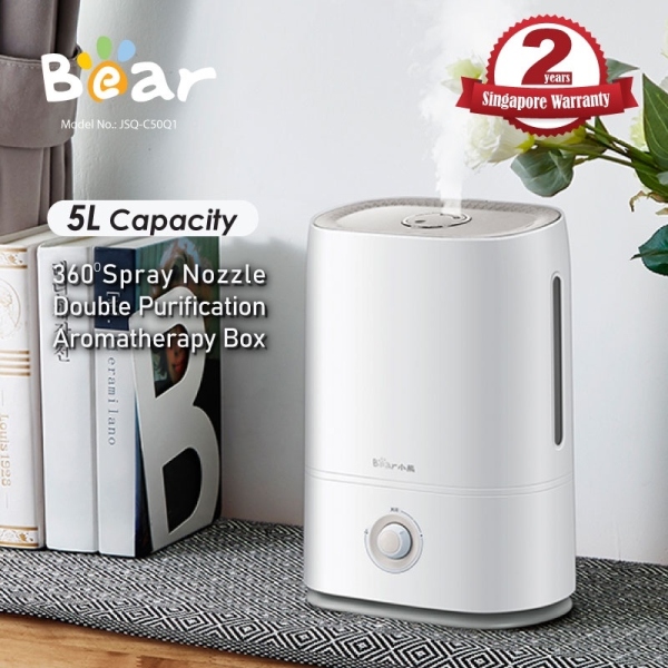 Bear Household Humidifier 5L Large Capacity Desktop Aroma Diffuser (JSQ-C50Q1) Singapore