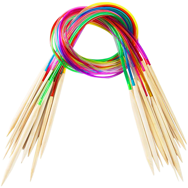 Set 18 kim đan len vòng dây 80cm nhiều size