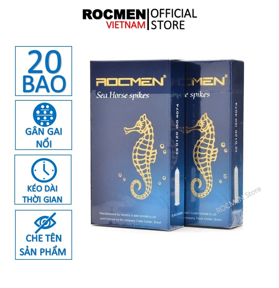 Freeship combo 2 hộp bao cao su rocmen