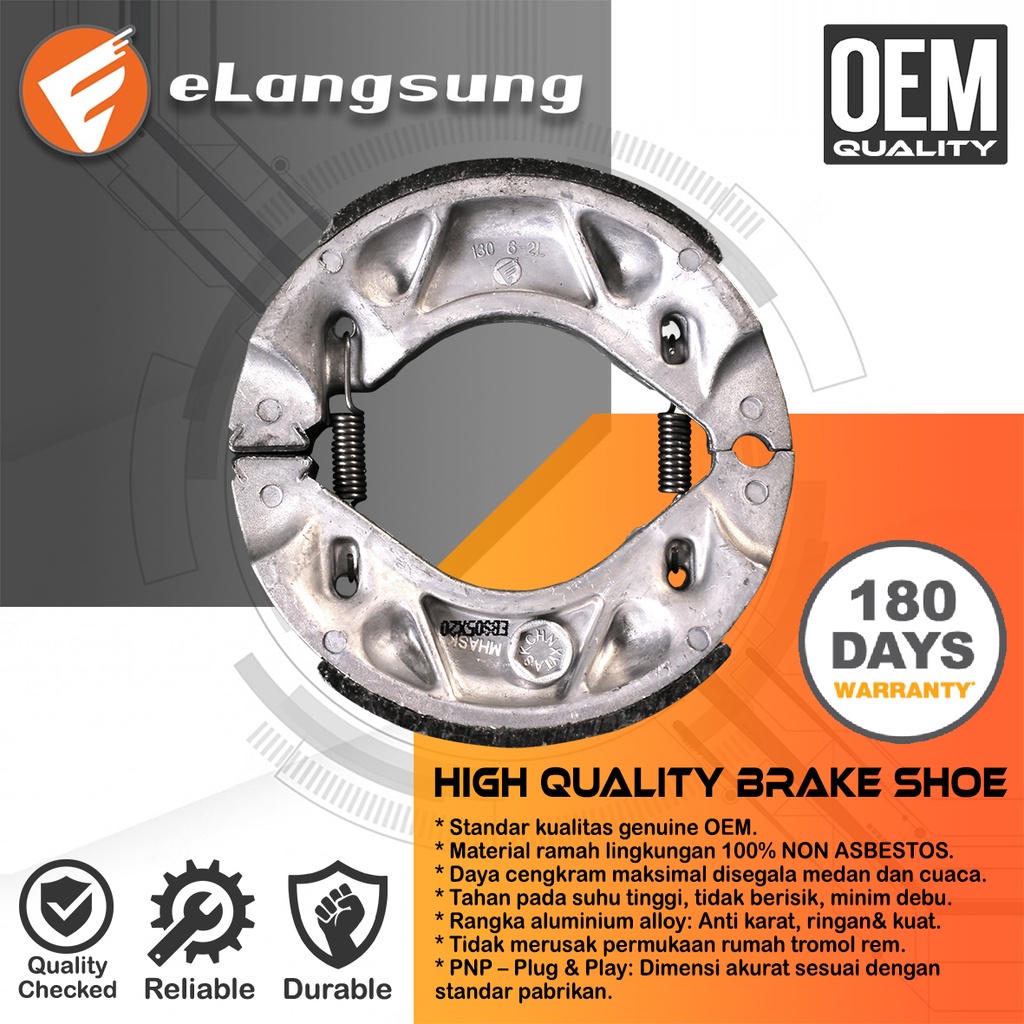 Kampas Rem Belakang Mio Sporty Soul J Mio M3 Z Xride Xeon Jupiter MX Jupiter Z Burhan Vega R Fino Aerox Lexi Fazzio Gear BERGARANSI 180 Hari - eLangsung Harga 45,200 rupiah*Gratis Ongkir