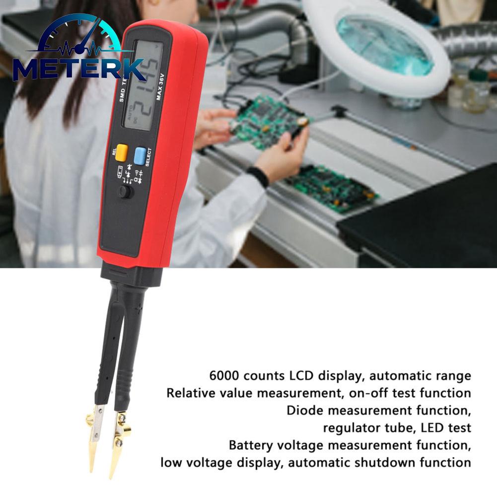Meterk UT116C Máy kiểm tra đồng hồ vạn năng LED có độ chính xác cao cho màn hình điện áp thấp SMD Kích thước nhỏ 6000 số Màn hình LCD cho điốt Thông số cho điện dung Giá 701,000 Đồng*Miễn phí vận chuyển