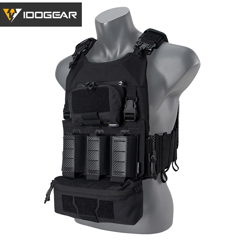 Matrix Special Force Cross Draw Tactical Vest w/ Built In Holster & Mag  Pouches (Color: Black), Tactical Gear/Apparel, Body Armor & Vests -  Evike.com Airsoft Superstore