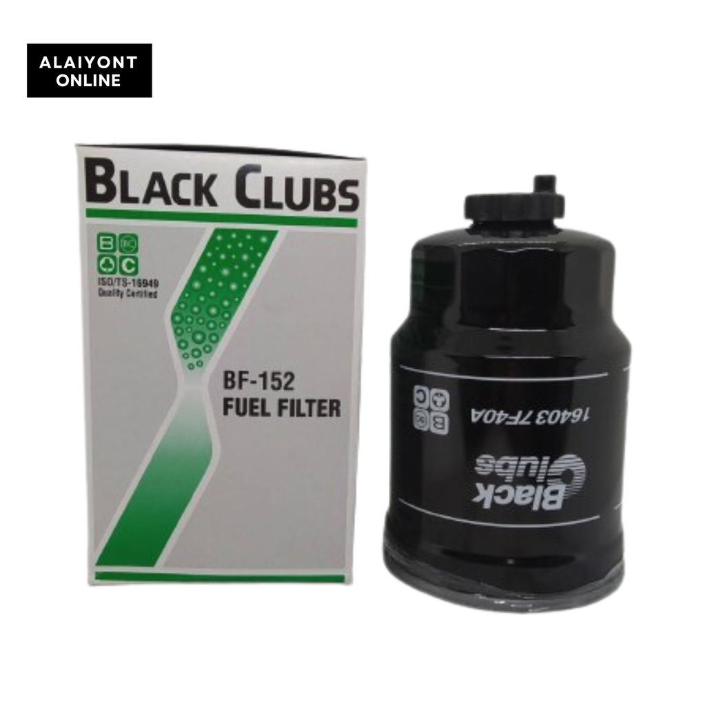 กรองดักน้ำ กรองเชื้อเพลิง กรองโซล่า Nissan NAVARA D40 นาวาร่า (Black clubs BF152 / BF-152 ) ราคา 427 บาท*ส่งฟรี