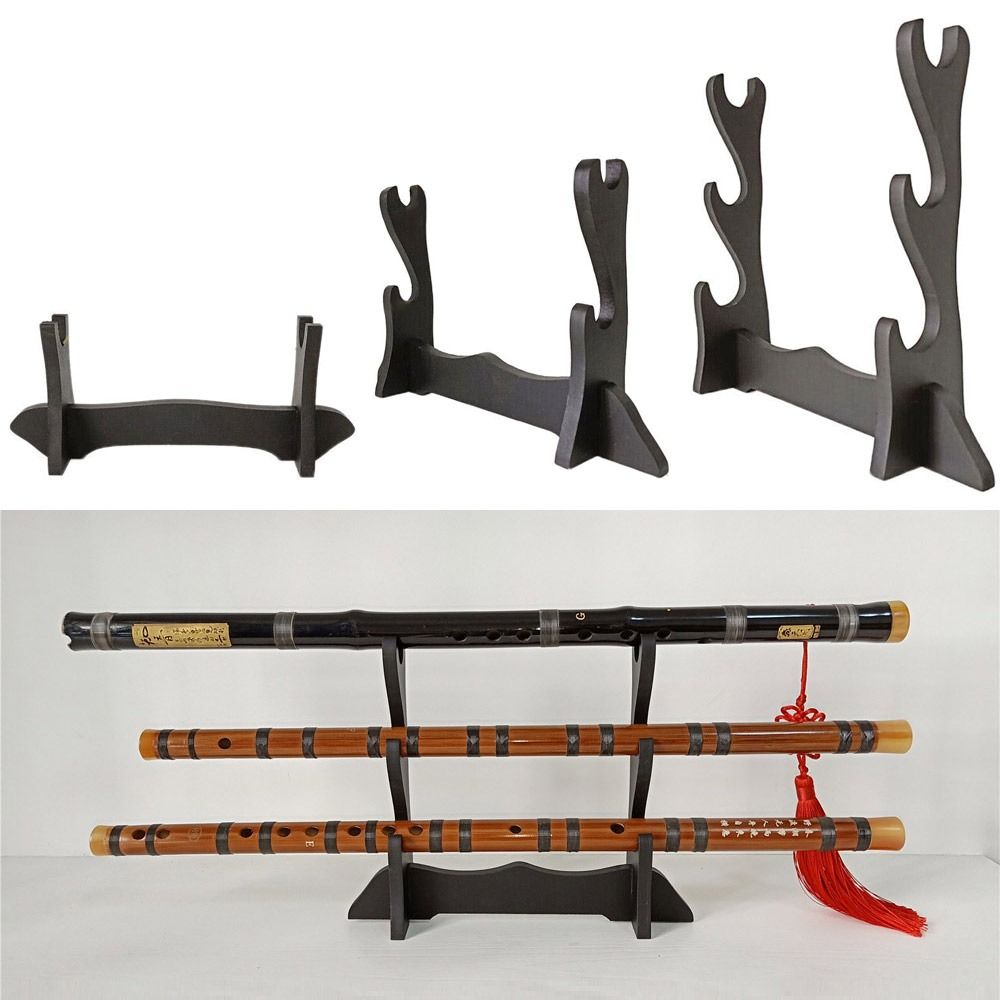 MISGIV Bảng mật độ Giá đỡ kiếm Samurai 1 ~ 3 tầng Đen Giá trưng bày Cứng cáp Giá đỡ Tanto Kiếm