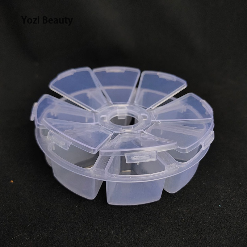 [CLS2404A code reduced by 30k per 150k] Plastic circular box with 8 convenient storage boxes ราคา 8 บาท*ส่งฟรี