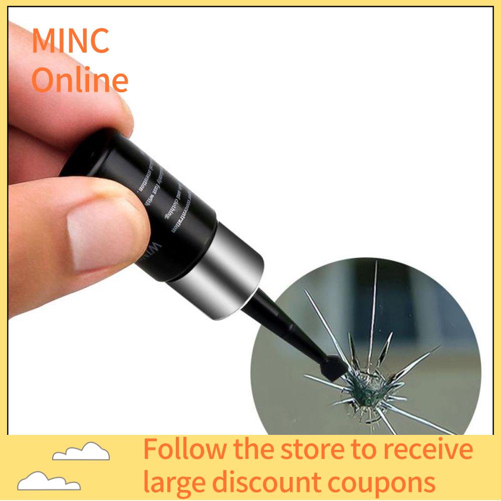 MINC ONLINE Bộ dụng cụ Keo dán Sửa kính bị nứt Keo dán kính ô tô Chống xước kính chắn gió Sửa cửa sổ