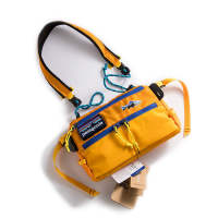 Patagonia new fishing bag men and women fashion color collision envelope bag personality crossbody bag sports leisure cell phone shoulder bag