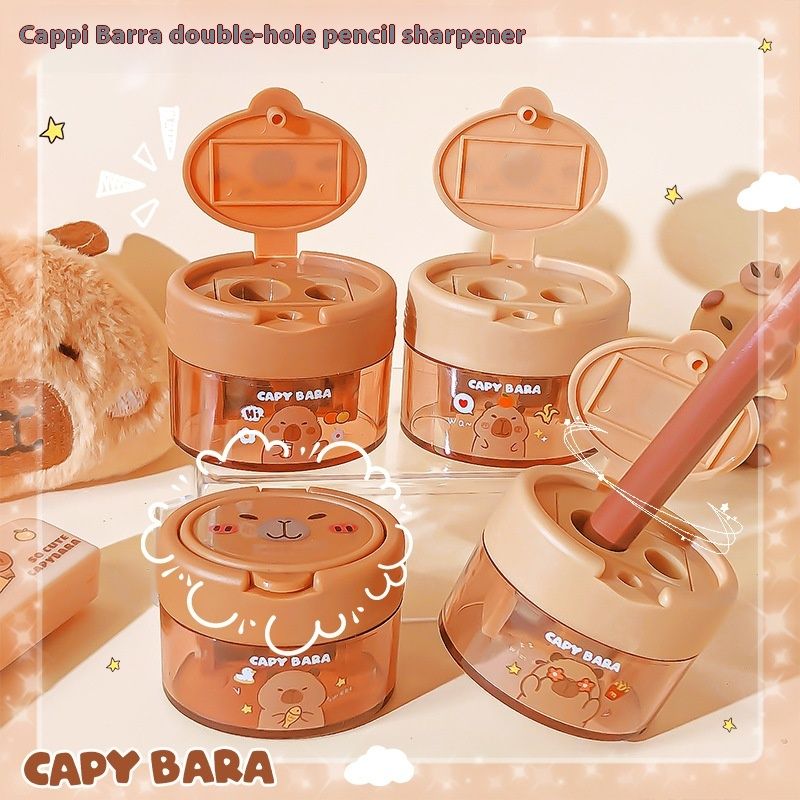 Yzlong gọt bút chì hai lỗ capybara dễ thương cho trẻ em và học sinh