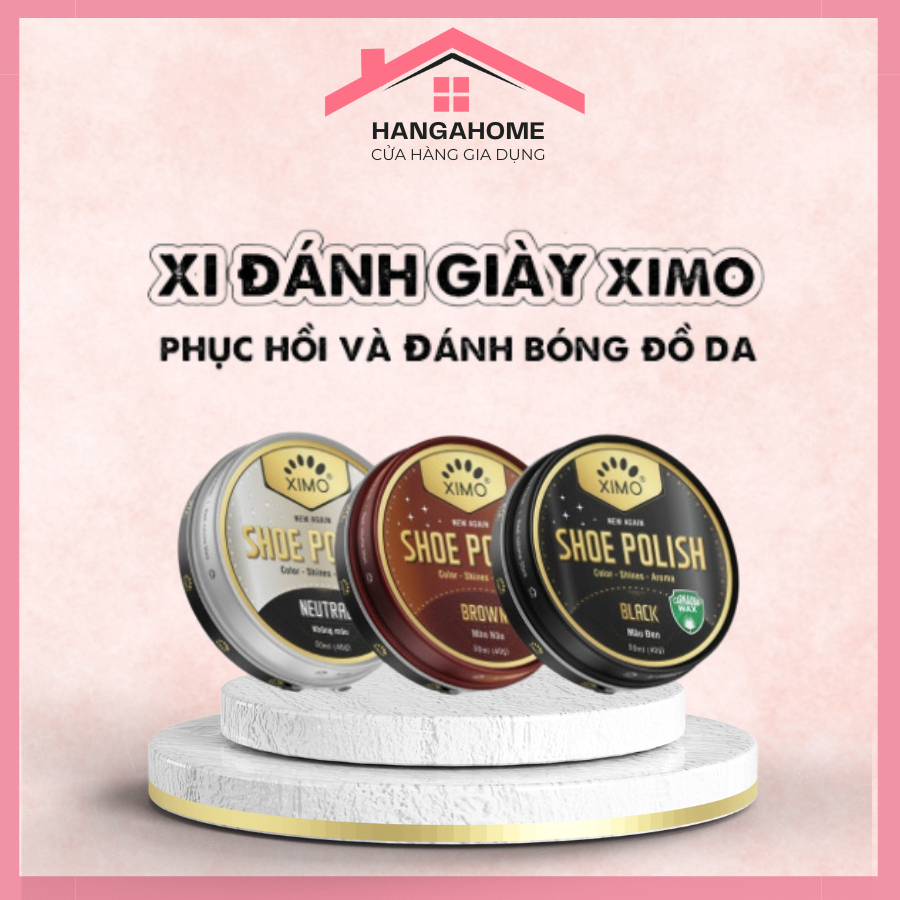 Xi sáp đánh giày shoe polish ximo không màu xi08
