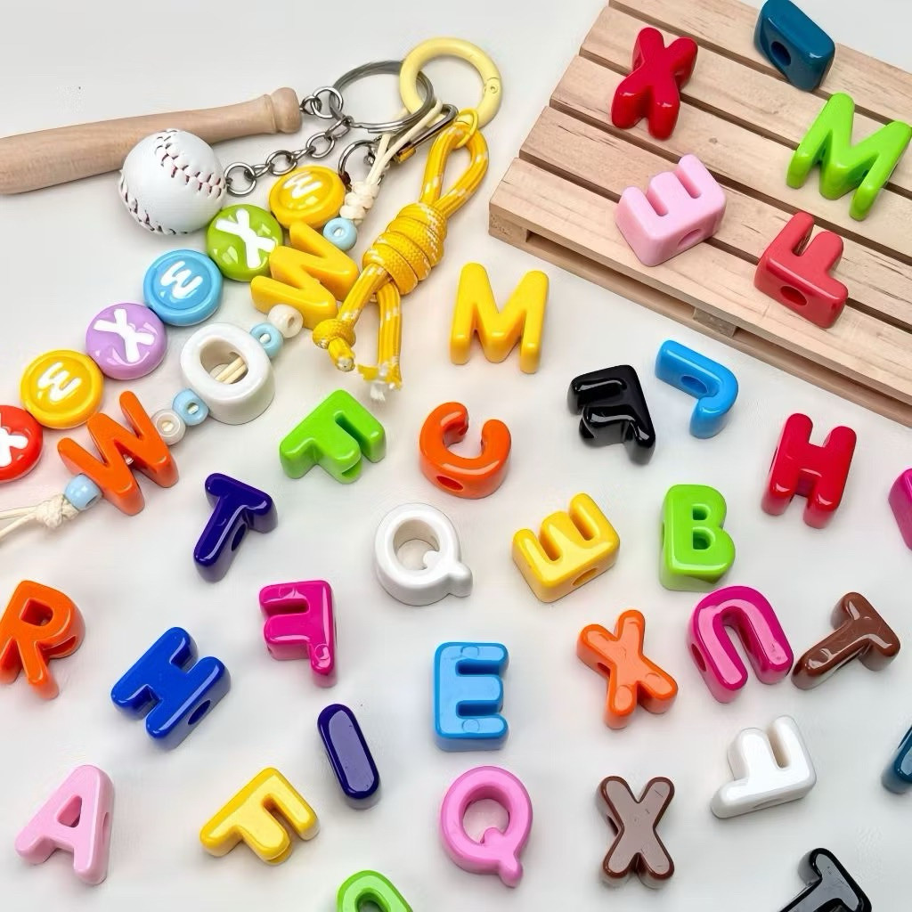 Assorted Mixed Chunky Letters 250g Per Bag Handcraft Alphabet Decorations