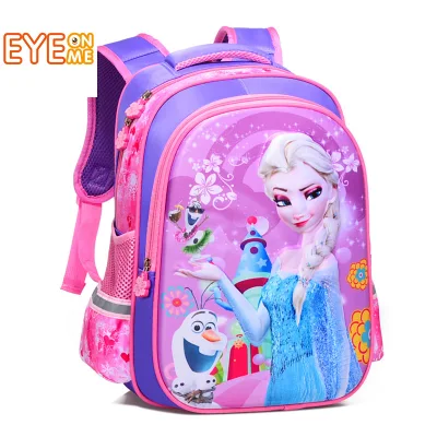 EyeOnMe Kid's Backpack Cartoon Frozen School Bag Primary Children Schoolbag