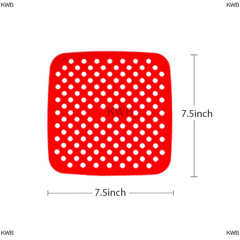 KWB Nồi chiên không khí lót nồi chiên không khí khay Nồi chiên silicon chống dính cho nồi chiên không khí