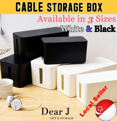 Cable Storage Box Organizer Cable Box Management Safety Computer Wire Children Phone Clean [Dear J]