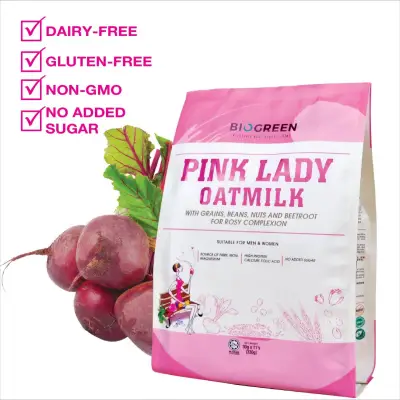 Biogreen Pink Lady Dairy Free Oatmilk (11 Sachet)
