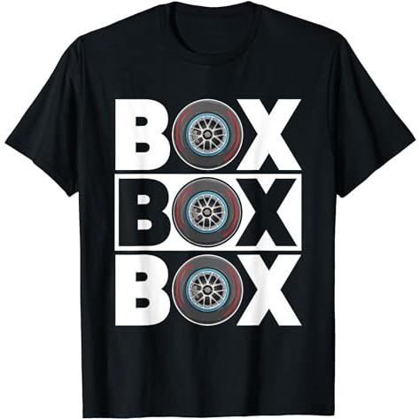 Box Box F1 Drag Racing Race Drifting Fast Cars Men T-Shirt