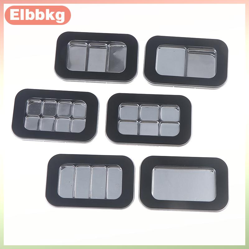 Elbbkg Rỗng Từ Mỹ Phẩm Palette Với Gương 1 2 3 4 6 8 Lưới Sắt Tấm Eyeshadow Phấn Má Hồng Son Môi Tự Làm Long Lanh Trang Điểm Hộp Pha Chế