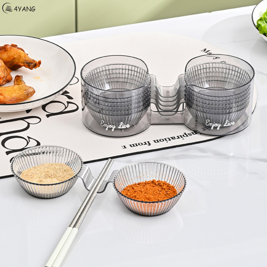 Thịt Nướng đĩa đựng giấm nước tương gia vị dưa gia đình đĩa nhỏ Bộ đồ ăn hương vị món ăn món nhúng
