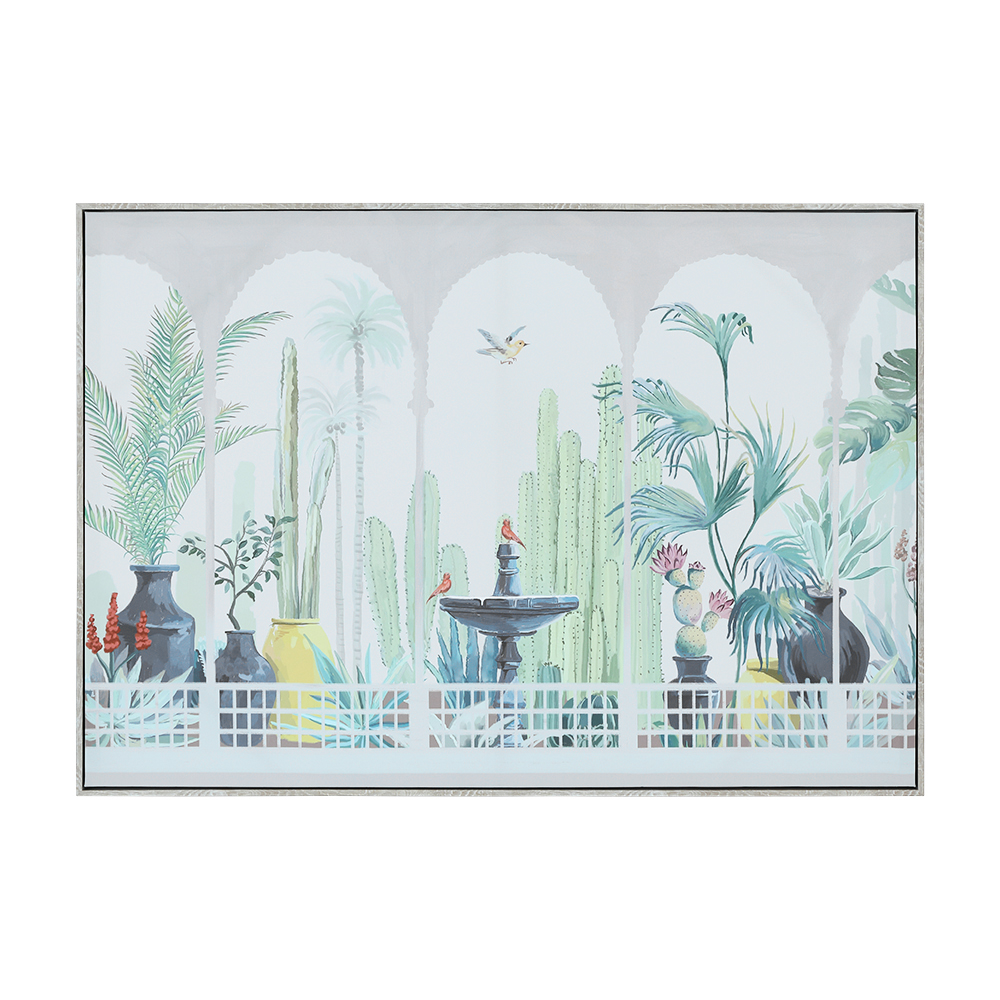 INDEX LIVING MALL รูปภาพพร้อมกรอบ รุ่นการ์เดนนี่ ขนาด 100 x 70 ซม. - คละสี ราคา 1,390 บาท*ส่งฟรี