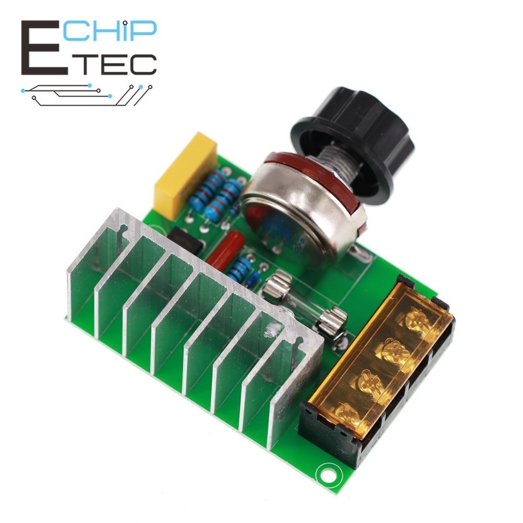 256 0-220V Bộ điều chỉnh AC Bộ điều khiển tốc độ động cơ Giảm tốc độ Bảo hiểm nhiệt độ và Điện áp Thyristor 4000W
