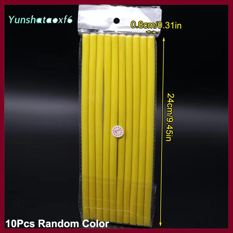 yunshataoxf 10 chiếc Máy uốn tóc linh hoạt Máy uốn tóc Máy Uốn Tóc máy uốn cong mềm uốn cong uốn xoăn Máy uốn tóc dụng cụ tạo kiểu không có máy uốn nhiệt máy ủi uốn nóng - 5