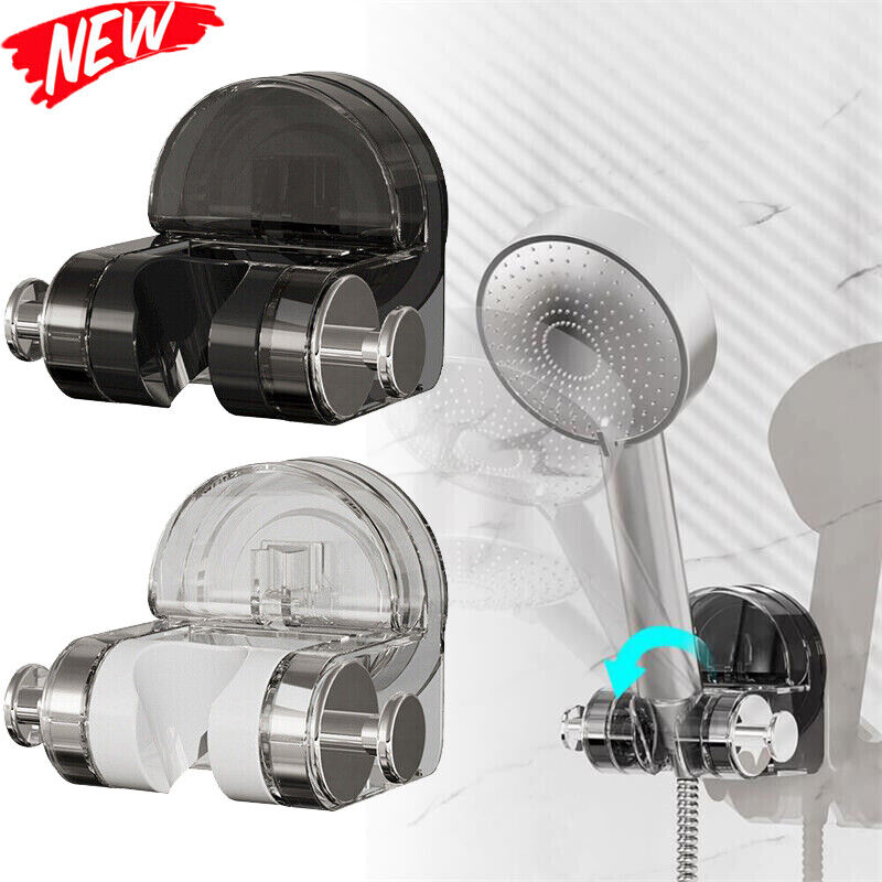 Mới có thể điều chỉnh giá đỡ xô tắm Tích hợp núm hút cao su Giá vòi hoa sen gắn tường phổ