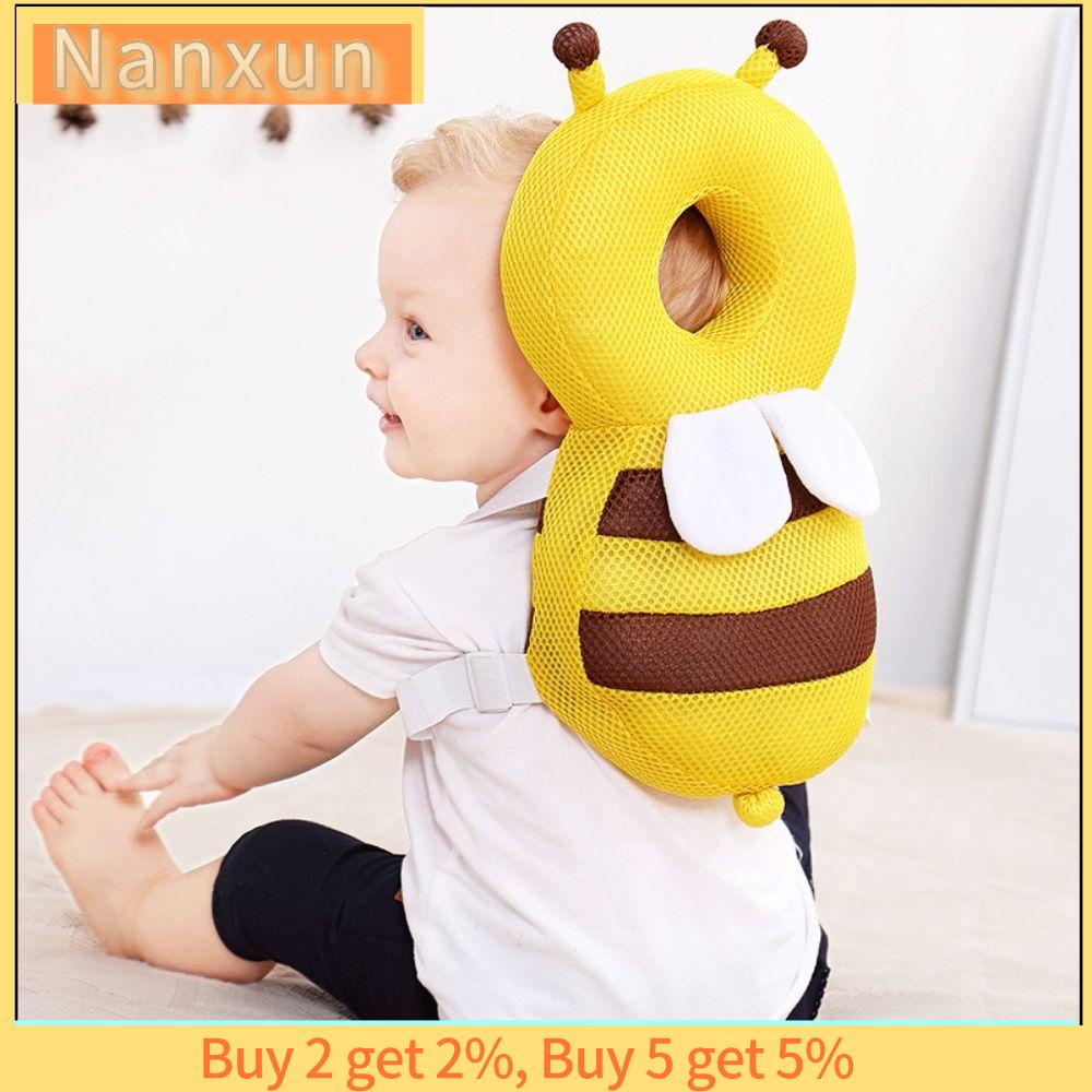 NWSJ Chống rơi Bảo vệ đầu sau Học đi bộ Nắp lưng Gối bảo vệ em bé Hoạt hình Đệm bảo vệ đầu