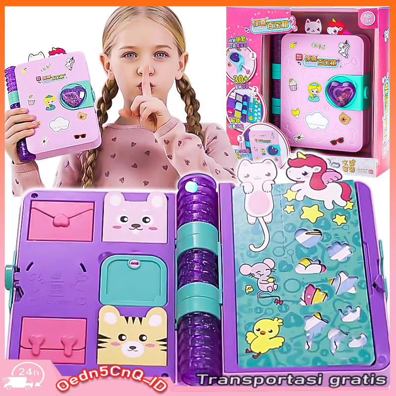 Toys surprise treasure magic book accessories hadiah children puzzle Hadiah ulang tahun for girls