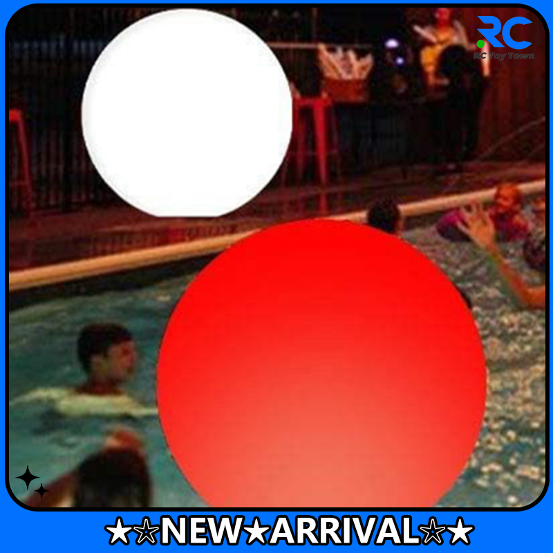 LED Beach Ball, Inflatable Light Up Beach Ball With Remote Control, Floating Pool Toys With 16 Colors Lights And 4 Modes For Kids Summer Parties Pool Decorations ราคา 95 บาท*ส่งฟรี