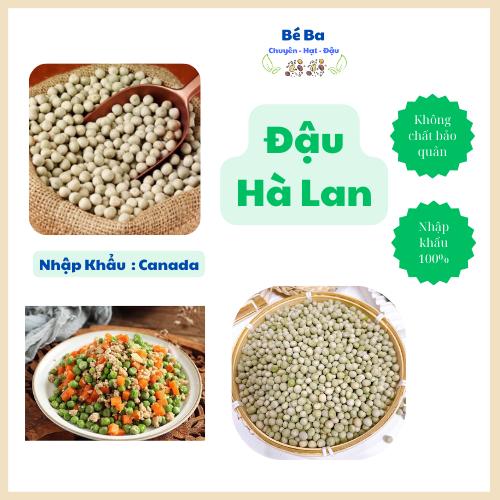 1KG Đậu Hà Lan Xanh canada Sống Hữu Cơ Không Biến Đổi Gen