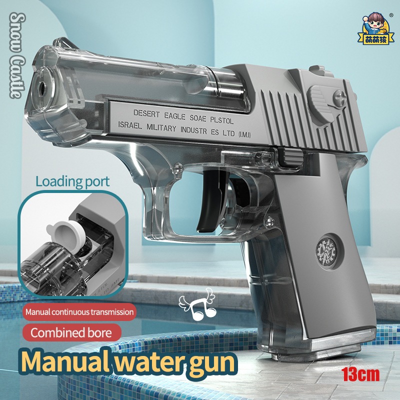 Súng nước m1911 glock thế hệ mới cơ tay. đồ chơi vô tri xả stress lâm dương toys