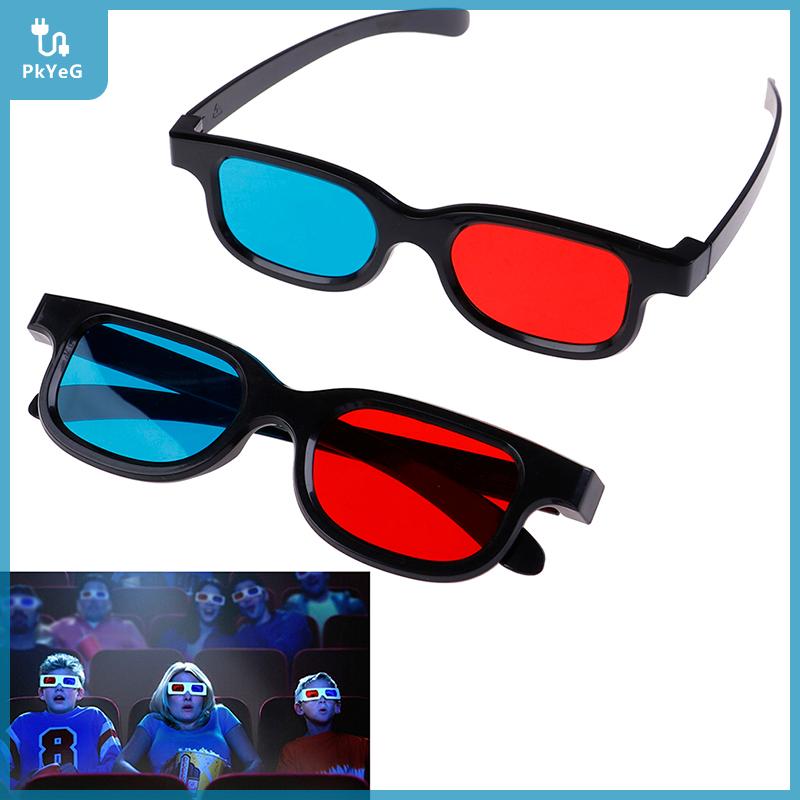 【YIDAO4】 แว่นตา3D สีแดงน้ำเงินแบบสากลสำหรับเกมภาพยนตร์ anaglyph มีมิติ ราคา 14 บาท*ส่งฟรี