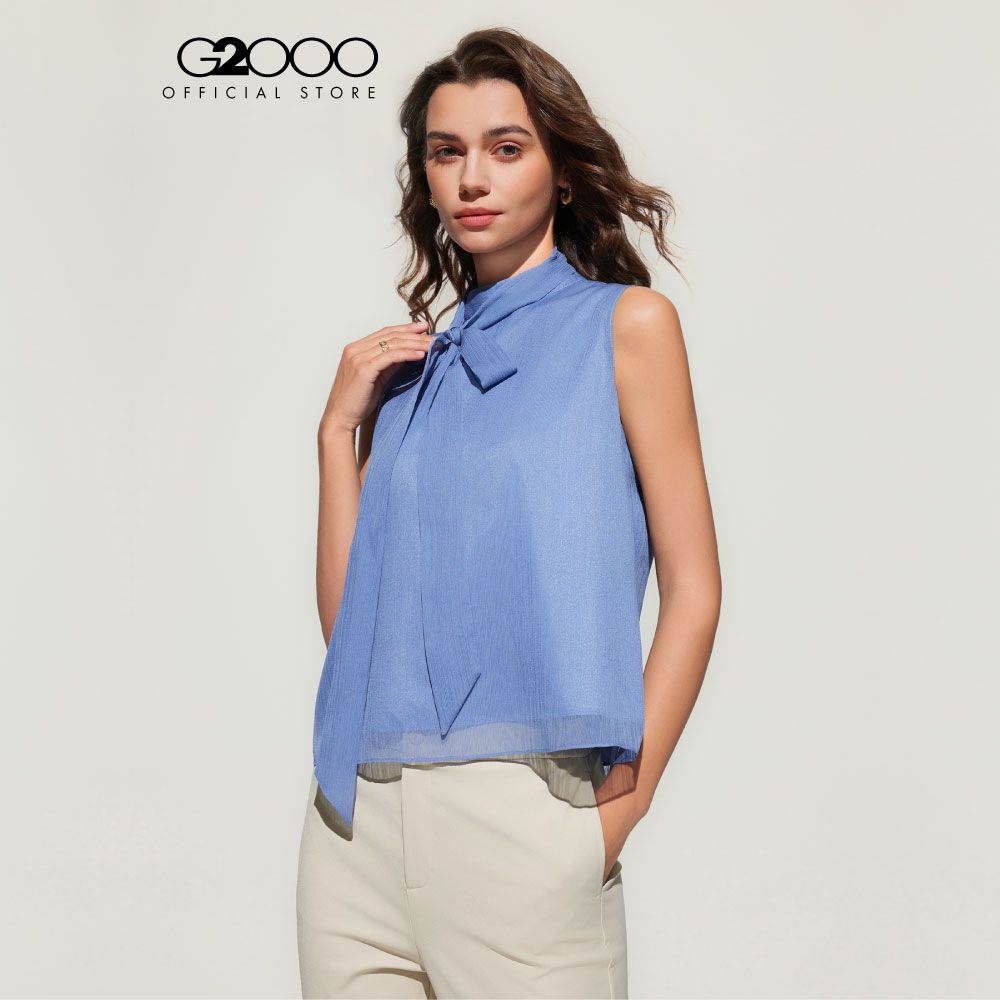 G2000 เสื้อเบลาส์สำหรับผู้หญิง ทรง Regular Fit รุ่น 5124155174 BLUE ราคา 2,290 บาท*ส่งฟรี