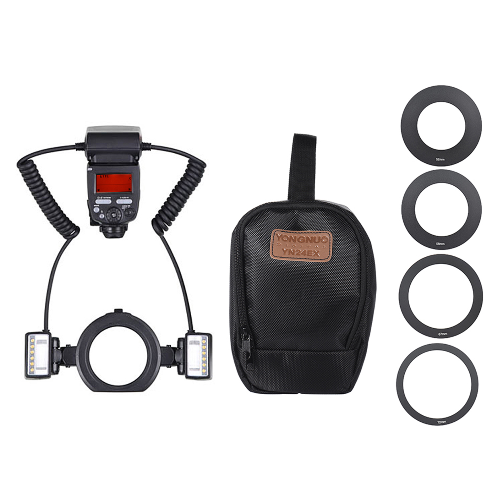 YongNuo Head 4 Adapter Ttl Led Speedlite With 2pcs 6d 7d 70d With 2 Head 2 Head 4 Speedlite 5600k With 5d3 6d 7d 70d 80d Cameras 4pcs Adapter 2pcs Heads And 7d 70d 80d Speedlite With Fesjoy Head + 4pcs ราคา 9,865 บาท*ส่งฟรี