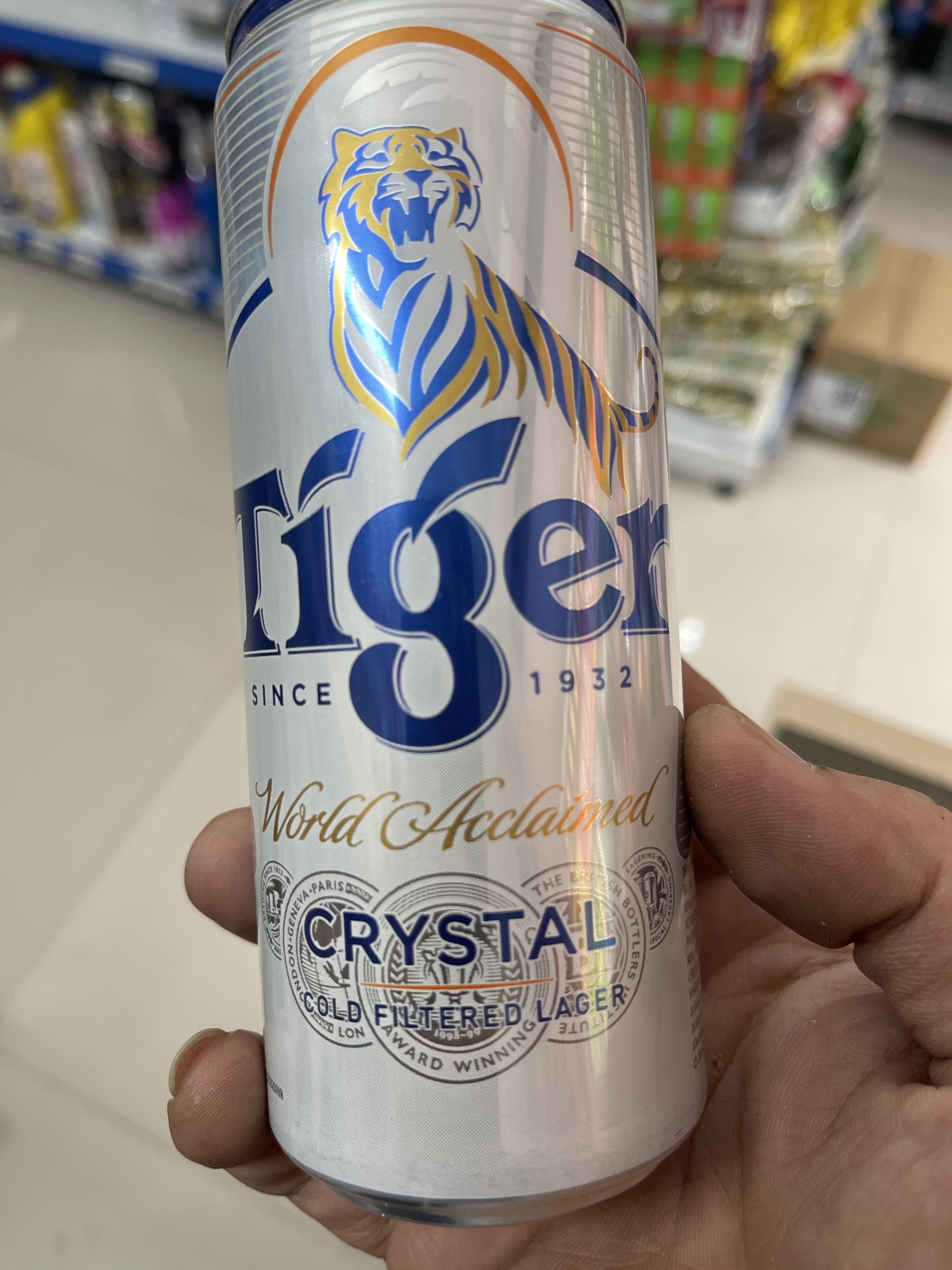 Bia Tiger Bạc 330ml Tiger Bạc Crystal