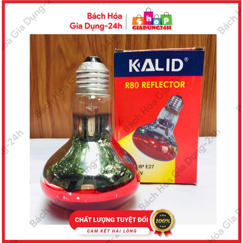 Bóng đèn sưởi gia súc gia cầm, bóng úm gà, bóng đèn hồng ngoại, bóng sưởi 45w, 75w, 100w, 150w, 175w, 200w, 250w