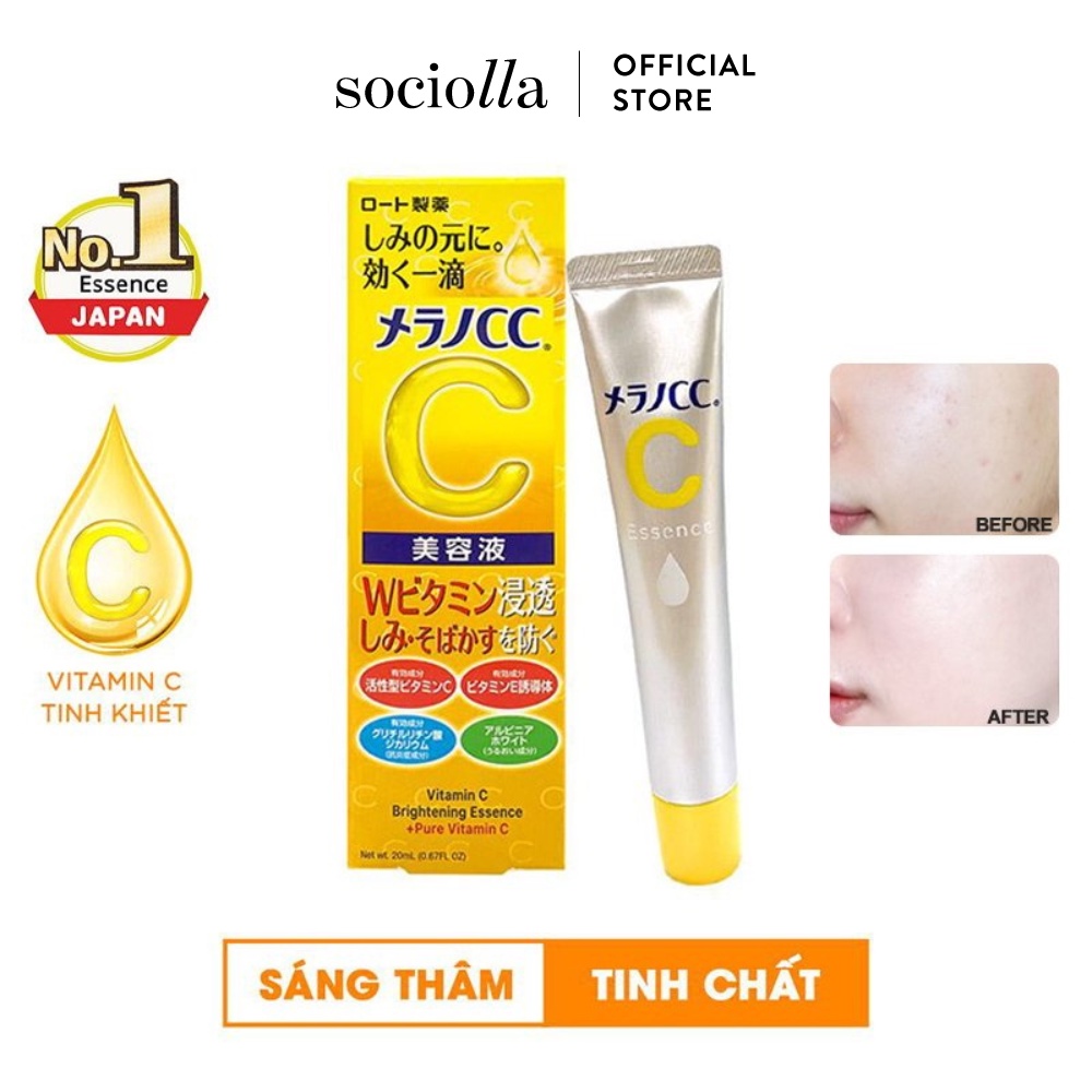 Tinh Chất Dưỡng Sáng Da Melano CC Whitening Essence 20ml