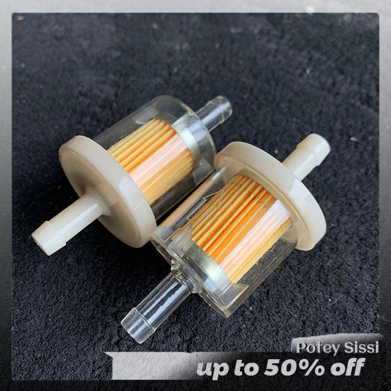 Potey 1PC Scooter xe máy xe máy xe tay ga Dirt DIY Phụ kiện phổ quát 8mm hose xe máy xăng gas nhiên liệu xăng dầu lọc